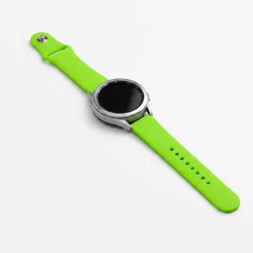 MYBANDZ Szilikon óraszíj gömb csattal /lime/ 18mm