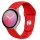 MYBANDZ Szilikon óraszíj gömb csattal /piros/ / 18mm