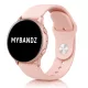 MYBANDZ Szilikon óraszíj gömb csattal /púder/ 20mm