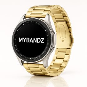 MYBANDZ Klasszikus fém óraszíj / arany / 20mm