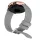 Mybandz csíkos szilikon óraszíj/szürke/20 mm