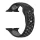 Apple Watch lélegző szilikon óraszíj /fekete-szürke/ 44/45/46/49 mm