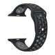 Apple Watch lélegző szilikon óraszíj /fekete-szürke/ 44/45/46/49 mm