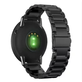 MYBANDZ Klasszikus fém óraszíj / fekete / 22mm