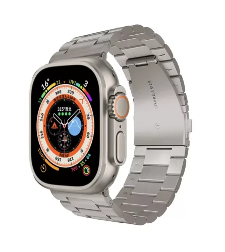Apple Watch klasszikus fém óraszíj /titán/ 44/45/46/49 mm