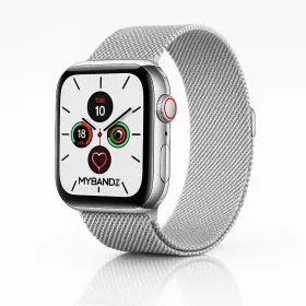 Apple Watch milánói fém óraszíj /ezüst/ 44/45/46/49 mm