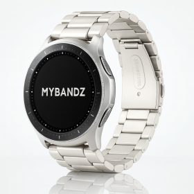 MYBANDZ Klasszikus fém óraszíj / törtezüst/ 20mm