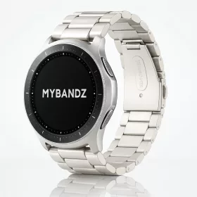 MYBANDZ Klasszikus fém óraszíj / törtezüst/ 20mm