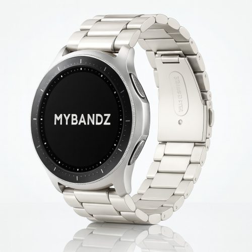 MYBANDZ Klasszikus fém óraszíj / törtezüst/ 20mm