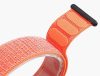 MYBANDZ Tépőzáras rugalmas szövet óraszíj / narancs / 20mm