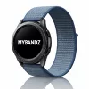 MYBANDZ Tépőzáras rugalmas szövet óraszíj / kék / 22mm