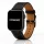 Apple Watch bőróraszíj /fekete/ 44/45/46/49 mm