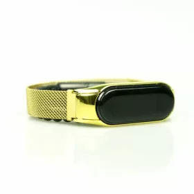   MYBANDZ Mi Band 3/4 - Milánói mágneses fém óraszíj - arany