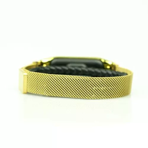 MYBANDZ Mi Band 3/4 - Milánói mágneses fém óraszíj - arany