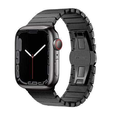 Apple Watch nagy láncszemes fém óraszíj /fekete/ 40/41 és 42mm