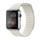 Apple Watch mágneses bőróraszíj /fehér/ 44/45/46/49 mm