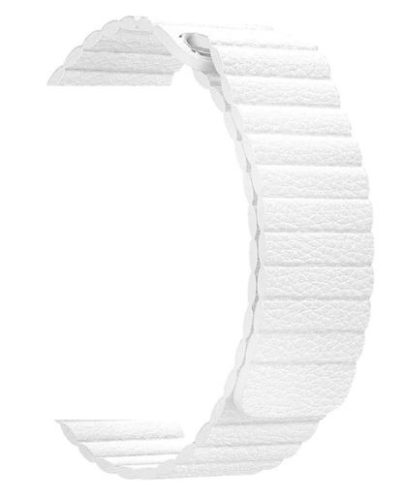 Apple Watch mágneses bőróraszíj /fehér/ 40/41 és 42mm
