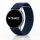 MYBANDZ Mágneses loop bőróraszíj /sötétkék/ 22mm