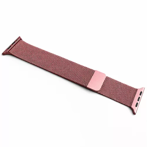 Apple Watch milánói fém óraszíj /pink-arany/ 44/45/46/49 mm