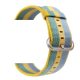 MYBANDZ Szövet óraszíj /sárga-kék// 20mm