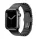 Apple Watch nagy láncszemes fém óraszíj /fekete/ 44/45/46/49 mm