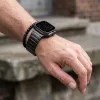 Apple Watch nagy láncszemes fém óraszíj /fekete/ 44/45/46/49 mm