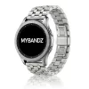 MYBANDZ Jubilee láncszemes fém óraszíj / ezüst / 22mm