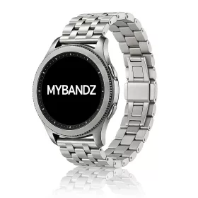 MYBANDZ Jubilee láncszemes fém óraszíj / ezüst / 22mm