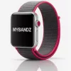 Apple Watch rugalmas szövet óraszíj /szürke-korall/ 44/45/46/49 mm