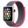Apple Watch rugalmas szövet óraszíj /szürke-korall/ 44/45/46/49 mm