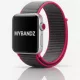 Apple Watch rugalmas szövet óraszíj /szürke-korall/ 44/45/46/49 mm