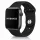 Apple Watch szilikon óraszíj gömb csattal /fekete/ 40/41 és 42mm