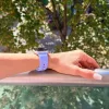 Apple Watch szilikon óraszíj gömb csattal /lila/ 40/41 és 42mm