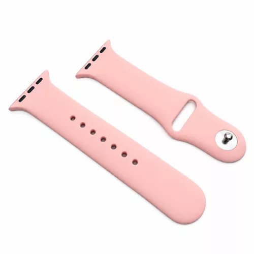 Apple Watch szilikon óraszíj gömb csattal /púder/ 40/41 és 42mm