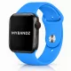 Apple Watch szilikon óraszíj gömb csattal M-L /kék/ 40/41 és 42mm