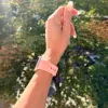Apple Watch szilikon óraszíj gömb csattal M-L /barack/ 40/41 és 42mm
