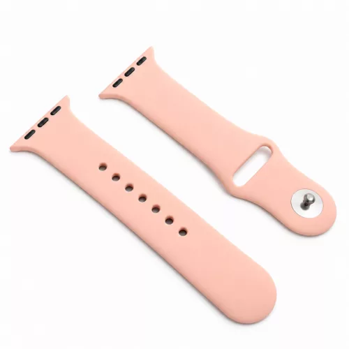 Apple Watch szilikon óraszíj gömb csattal M-L /barack/ 40/41 és 42mm