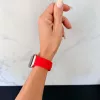 Apple Watch szilikon óraszíj gömb csattal M-L /piros/ 40/41 és 42mm