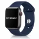 Apple Watch szilikon óraszíj gömb csattal M-L /éjkék/ 44/45/46/49 mm 