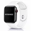 Apple Watch szilikon óraszíj gömb csattal M-L /fehér/ 44/45/46/49 mm 