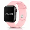 Apple Watch szilikon óraszíj gömb csattal M-L /púder/ 44/45/46/49 mm 