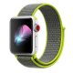 Apple Watch rugalmas szövet óraszíj /szürke-neonzöld/ 40/41 és 42mm
