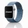 Apple Watch rugalmas szövet óraszíj /kék/ 44/45/46/49 mm