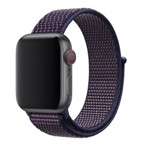 Apple Watch rugalmas szövet óraszíj /indigo lila/ 44/45/46/49 mm