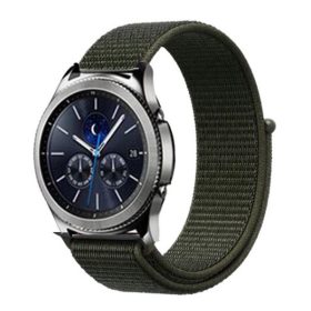   MYBANDZ Tépőzáras rugalmas szövet óraszíj / khaki / 22mm