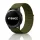 MYBANDZ Tépőzáras rugalmas szövet óraszíj / khaki / 22mm