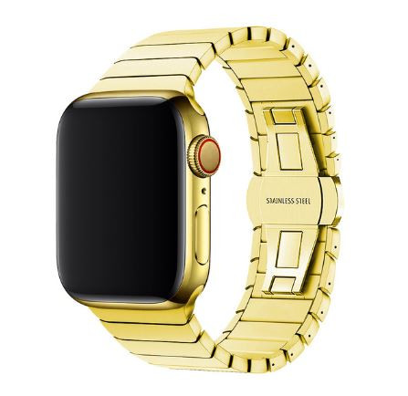 Apple Watch nagy láncszemes fém óraszíj /arany/ 44/45/46/49 mm