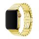 Apple Watch nagy láncszemes fém óraszíj /arany/ 44/45/46/49 mm