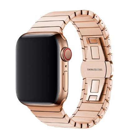 Apple Watch nagy láncszemes fém óraszíj /rosegold/ 44/45/46/49 mm
