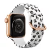 Apple Watch szilikon óraszíj /fehér-tappancsos/ 40/41 és 42mm